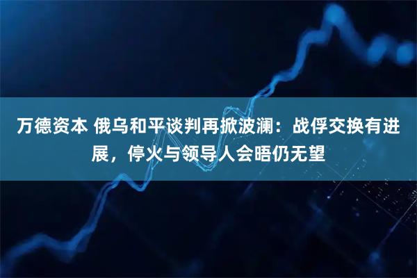 万德资本 俄乌和平谈判再掀波澜:战俘交换有进展,停火与领导人会晤仍无望